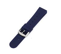AXTGBHL Correa de reloj de 20 mm de 22 mm Fit for la banda de reloj de goma Seiko Watch Fit For Samsung Fit For Huawei Watch Sport Buceo de goma de goma de goma Correa de muñeca(Blue-s,22mm)