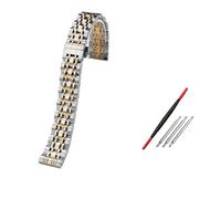 AXTGBHL Correa de reloj de acero inoxidable for Huawei GT4/3/2pro, pulsera sólida for hombres y mujeres, watch4/3/bugs premium honor, correa de reloj de 20MM y 22MM(Silver-rose gold,22mm)