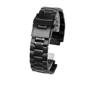 AXTGBHL Correa De Reloj De Acero Inoxidable Sólido Apta Fit For Timex Fit For Tides T45601 T2N721 T2N720 T2N739 TW2T76500 Correa De Reloj De Metal Con Brújula For Hombres(B Black)