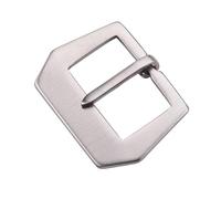 AXTGBHL Correa de reloj de costura hecha a mano, hebilla de acero inoxidable 316l, plata cepillada, 18, 20, 22, 24 y 26mm, accesorios de cierre de Metal(24mm)