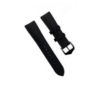 AXTGBHL Correa de reloj de cuero de silicona 20 mm apto for Xiaomi Haylou Solar 22mm apto for Huawei Watch Sport Wamkand Fit for Samsung Gear S3 Reloj Correa(Schwarz,20mm)