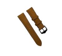 AXTGBHL Correa de reloj de cuero de silicona 20 mm apto for Xiaomi Haylou Solar 22mm apto for Huawei Watch Sport Wamkand Fit for Samsung Gear S3 Reloj Correa(Brown,22mm)