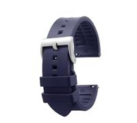 AXTGBHL Correa de reloj de goma con flúor de 23mm y 24mm apta for Casio Fit For G-SHOCK PRW-6600 PRG-600YB 650 PRW-60Y/50Y/70Y series Correa deportiva impermeable for hombre(Blue silver,23mm)