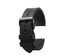 AXTGBHL Correa de reloj de goma con flúor de 23mm y 24mm apta for Casio Fit For G-SHOCK PRW-6600 PRG-600YB 650 PRW-60Y/50Y/70Y series Correa deportiva impermeable for hombre(Black black,23mm)