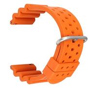 AXTGBHL Correa de reloj de goma fluoro premium 20 22 24mm Brown Brown Wamkband Relojamiento rápido Sport Buck Watch Band Fit for Panerai Seiko Cinturón(Orange S,20mm)