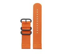 AXTGBHL Correa de reloj de nailon apta for Casio Fit for serie PROTREK PRW-6600 PRG-600Y PRG-650 PRG-600 correa de lona de nailon deportiva resistente al agua de 24mm(Orange-black)