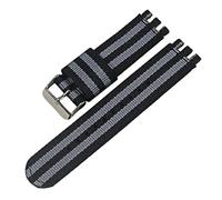 AXTGBHL Correa de reloj de nailon apta for correa de reloj, hebilla apta for reloj de tela, correa de lona de 17mm, 19mm y 20mm, accesorios for correa de reloj(25-S,20mm)