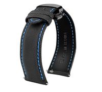 AXTGBHL Correa de Reloj de Nailon de liberación rápida for Tudor Fit for Citizen Fit for Seiko Fit for Tissot Watch Hombres Mujeres Correa de Reloj de Tela de Lona Fit for Mido 20 mm 21 mm 22 mm(Blue
