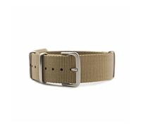 AXTGBHL CORREA DE RELOJ DE NYLON DE PEQUEÑOS DE NYLON DE NYLON DE NYLON AJUSTE for JAMES BOND 007 Military Casual Wamkband Ejército Sport Reloj Correa Reemplazar(Khaki,20mm)