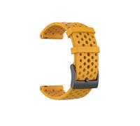 AXTGBHL Correa de reloj de silicona Spartan Sport Muñeca impermeable HORA/Baro a prueba de sudor de banda for Suunto 9 D5 Reemplace WatchBand 24mm apta for suunto(White Black,Women Size)