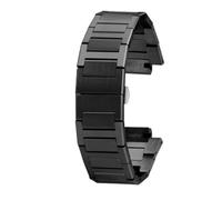 AXTGBHL Correa de reloj pequeña de metal for hombre, apta for Casio GM-110 GA-110 GM-110GB, correa apta for GSHOCK DW5600, accesorios de pulsera de reloj de acero inoxidable(Schwarz)