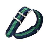 AXTGBHL Correa de tela de nailon for deportes militares, 18mm, 20mm, correas con hebilla de cinturón negro transpirable, accesorios for reloj, correas de reloj de 16mm, 22mm y 24mm(M37,16mm)