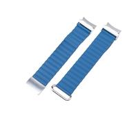AXTGBHL Correa magnética de cuero for Samsung Galaxy Watch 6, 5, 4, 40, 44mm, 6 Classic 43, 47mm, sin huecos, ajuste rápido, pulsera 5Pro de 45mm(Cape Blue,Watch 4 Classic 42mm)