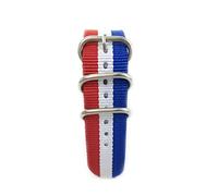 AXTGBHL Correa Reloj Banda Deportes Deportes Ejército Nylon Tela Reloj de acero inoxidable Hebilla de acero inoxidable for mujeres Hombres Reloj Accesorios 20 mm 22mm 24mm(Colorful 1,24mm)