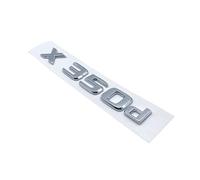 AXTGBHL Emblema con Letras cromadas 3D X250d X350d 4Matic Etition 1 Apto for Mercedes Benz Clase X, Insignia de Coche, Placa de identificación del Maletero, Pegatina con Logotipo(Silver X350d)