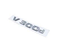 AXTGBHL Emblema de edición Nocturna con Letras 3D V260L V220d V250d V300d Apto for Mercedes Benz V W447, Placa de identificación del Maletero, Logotipo Adhesivo(Silver V300d)