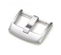 AXTGBHL Hebilla de reloj de acero inoxidable cepillado esmerilado de 4,0 mm 18 20 22 24 mm correa de reloj cierre de reloj No se desvanece cierre desplegable T28(Silver,22mm)