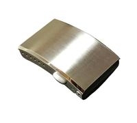 AXTGBHL Hebilla plegable sólida de alta calidad, 18mm, 20mm, 22mm, acero inoxidable 316L, hebilla plegable for reloj, cierre de doble clic, accesorios for reloj(Silver,22mm)