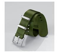 AXTGBHL Nylon Premium NYLO Strap 20mm 22mm Asiento del cinturón de seguridad Sports Fit for 007 Fit for James Bond WatchBand Reemplazo(Rose Green)