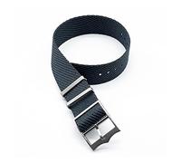 AXTGBHL Nylon PREMIUM NYLO Straps 20mm 22mm Ajuste for las bandas de reloj de Tudor Black Red Khaki con plateado Copper Hebilla Pulsera Accesorios(Gray,20mm)