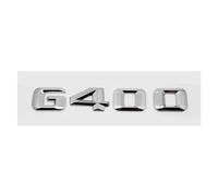 AXTGBHL Pegatina con Letras 3D for Coche, Emblema Modificado for Maletero Trasero, Compatible con Mercedes Benz Clase G, G63, G65, G200, G230, G300, G350, G400, G500, G550(G400-Silver)