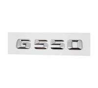 AXTGBHL Pegatina con Letras 3D for Coche, Emblema Modificado for Maletero Trasero, Compatible con Mercedes Benz Clase G, G63, G65, G200, G230, G300, G350, G400, G500, G550(G550-Silver)