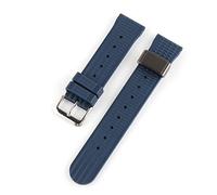 AXTGBHL Pulsera de la pulsera de la muñeca de la correa de la marca de la marca de la marca de 20 mm de 22 mm que apta for Japón Sbdx Turtle WatchBand Sumo Prosex Reloj de buceador Fkm(Blue shootring,