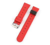 AXTGBHL Pulsera de la pulsera de la muñeca de la correa de la marca de la marca de la marca de 20 mm de 22 mm que apta for Japón Sbdx Turtle WatchBand Sumo Prosex Reloj de buceador Fkm(Red shootring,2