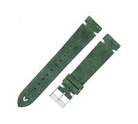 AXTGBHL Reloj Bands Correas Hecho a mano for hombres Mujeres 18mm 20 mm Reloj de cuero Correa marrón 7 colores Reloj rápido Reloj Muñequera(Grn,18mm)