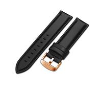 AXTGBHL Reloj Brown Brown con reloj de reloj de oro rosa 14 mm 18 mm 20 mm apto for Dw Ajuste for Daniel Fit for Wellington Watch Band(Rose-Black,18mm)