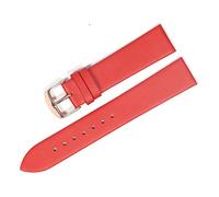 AXTGBHL RETRAJE REATRO 18 mm 20 mm 22 mm Fino de reloj suave Correa de correa adecuada for un ajuste adecuado for DW Reloj Galaxy Watch Gear S3(Red rose gold,18mm)