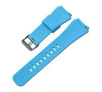AXTGBHL Silicona de goma de silicona rápida Fundador Wander CrewMaster Grant Marshal Explorist Strap Strap Strap Strap Fit for fossil Q(Light Blue)