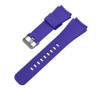 AXTGBHL Silicona de goma de silicona rápida Fundador Wander CrewMaster Grant Marshal Explorist Strap Strap Strap Strap Fit for fossil Q(Lila)