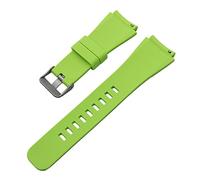 AXTGBHL Silicona de goma de silicona rápida Fundador Wander CrewMaster Grant Marshal Explorist Strap Strap Strap Strap Fit for fossil Q(Light Green)