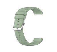 AXTGBHL Silicone WatchBand Fit for Huami Fit for Amazfit Fit for GTS 3 GTS3 Strap de reloj duradero moda mujer negra hombre diario ropa de muñeca reloj accesorio(Green silver Button)