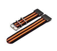 AXTGBHL Strap Nylon 26 22 2 0 mm Fit Watch Band Fit for Garmin-Fenix 5x 5 5s Más/apto for Fenix 3/3 HR/935 945 Pulsera inteligente(Black orange,20mm 5S)