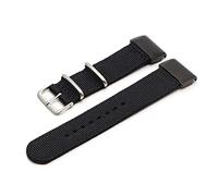 AXTGBHL Strap Nylon 26 22 2 0 mm Fit Watch Band Fit for Garmin-Fenix 5x 5 5s Más/apto for Fenix 3/3 HR/935 945 Pulsera inteligente(Schwarz,20mm 5S)