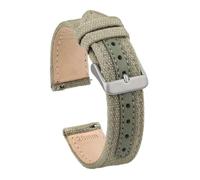 AXTGBHL Watchdives Correa de lona de 20mm, correa de reloj militar de cuero, repuesto Universal de liberación rápida, cómoda correa de reloj deportiva de nailon