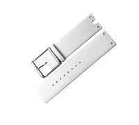 AXTGBHLas Bandas De Vigilancia De Las Mujeres Caben For Ck K94231 Cuero Suave Suave En Forma For Calvin Klein Strap WatchBands 2 2mm Hombres Rojos Marrones Negros Blancos(Wei)
