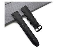 AXTGBHLas correas de cuero de silicona de 20 mm caben for el reloj Huawei Fit for Samsung Gear S3 Sport Fit for Amazfit Gtr 4 7mm apto for Xiaomi Fit for Haylou Solar 22mm Watch Band(Schwarz,20mm)