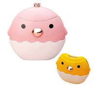 AXTMR Cortauñas automático recargable por USB, juego de manicura eléctrico, tijeras para uñas, con caja de almacenamiento de virutas de uñas,Pink,8 * 8.5cm