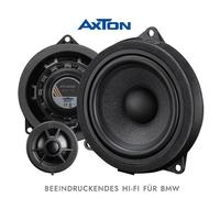 AXTON ATS-B100C 2 vías 10 cm componentes sistema de altavoces compatible...