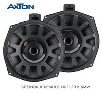 AXTON ATS-BSUB4 8", 20 cm Plug & Play Auto Subwoofer Bajo Asiento Bajo