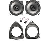 Axton Kit de 2 altavoces traseros AE130 para Citroen C 3 con 2 soportes traseros y 2 conectores AE130