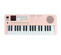 Axus 37 Mini Teclado Portátil En Color Rosa Atardecer: Divertido Piano Eléctrico Para Principiantes, USB-C O Alimentación Por Batería