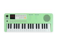 Axus 37 Mini Teclado Portátil En Verde Menta: Divertido Piano Eléctrico Para Principiantes, USB-C O Alimentación Por Batería