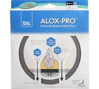 Axus Decor Alox-Pro - Discos de lija universales de malla abrasiva de grano 80, almohadillas orbitales redondas de gancho y bucle, ideales para madera, paredes, metal, plástico, paquete de 10, 225 mm