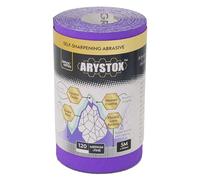 Axus Décor Arystox Rollo de papel abrasivo de óxido de cerámica, diseñado para mezclar superficies, papel de lija de pérdida mínima de grano, grano 120, (serie ónice, 5 m x 115 mm)