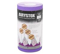 Axus Décor Arystox - Rollo de papel abrasivo de óxido de cerámica, diseñado para mezclar superficies, papel de lija de pérdida mínima de grano, grano 150, (serie ónice, 5 m x 115 mm)