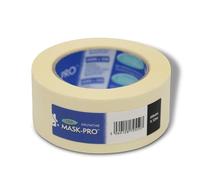 Axus Decor Mask-Pro Cinta de pintor para superficies, eliminación sin residuos, para decoración de pintura y proyectos de bricolaje, color crema, 48 mm x 50 m